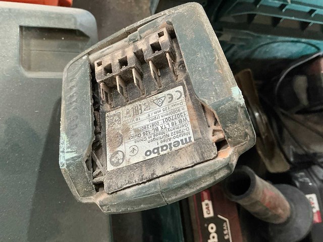Metabo wb 18 ltx bl125 haakse slijpmachine - afbeelding 4 van  5