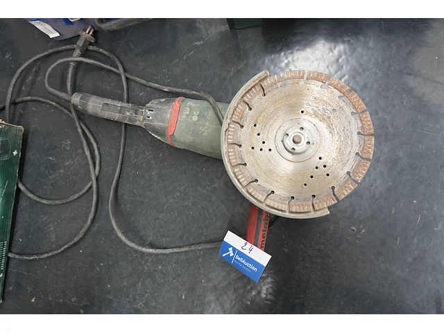 Metabo we 22-230 mvt haakse slijper 230 mm met diamantschijf - afbeelding 4 van  5