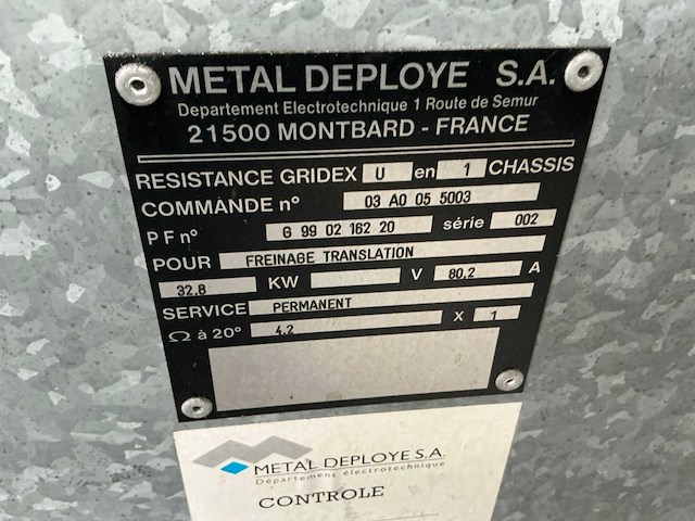 Metal deploye gridex u elektrische weerstand - afbeelding 2 van  2