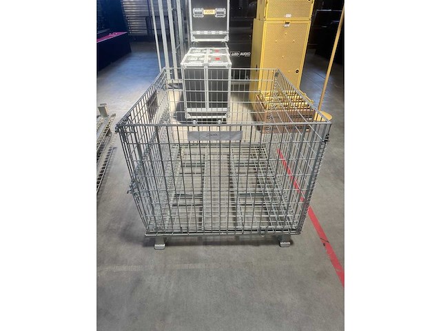 Metal storage cages/ gitterbox - set of 3 - afbeelding 1 van  3