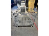 Metal storage cages/ gitterbox - set of 3 - afbeelding 1 van  3