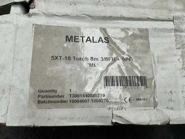 Metalas 5xt-18 tig slangenpakket (2x) - afbeelding 5 van  5