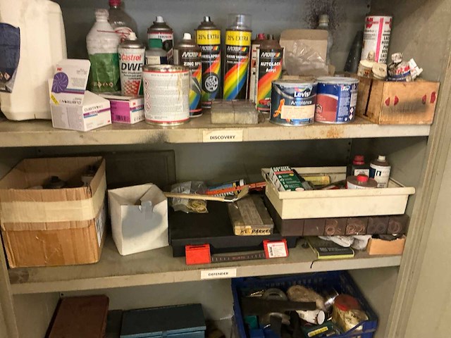 Metalen 2-deurs archiefkast met inhoud (2x) - afbeelding 6 van  6