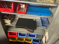Metalen 2-deurs werkplaatskast - afbeelding 2 van  3
