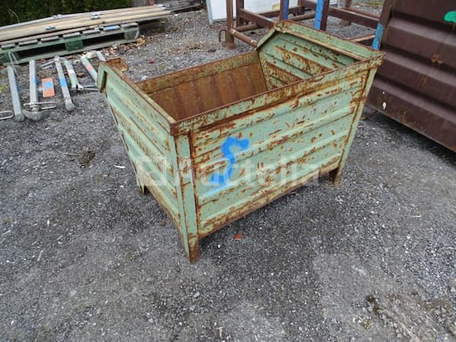 Metalen afvalbak - afbeelding 2 van  4