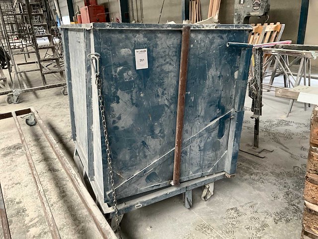 Metalen afvalcontainer - afbeelding 2 van  7