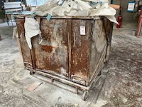 Metalen afvalcontainer - afbeelding 1 van  6