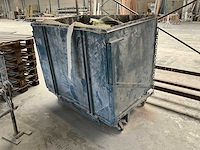 Metalen afvalcontainer - afbeelding 1 van  7