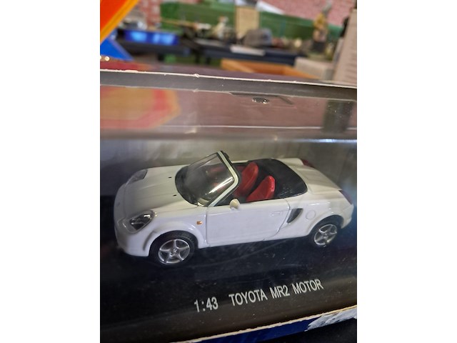Metalen auto nieuw in doos toyota mr 2 - afbeelding 1 van  3