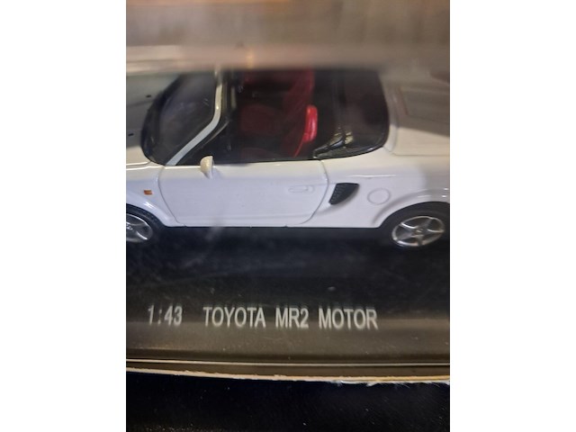 Metalen auto nieuw in doos toyota mr 2 - afbeelding 2 van  3