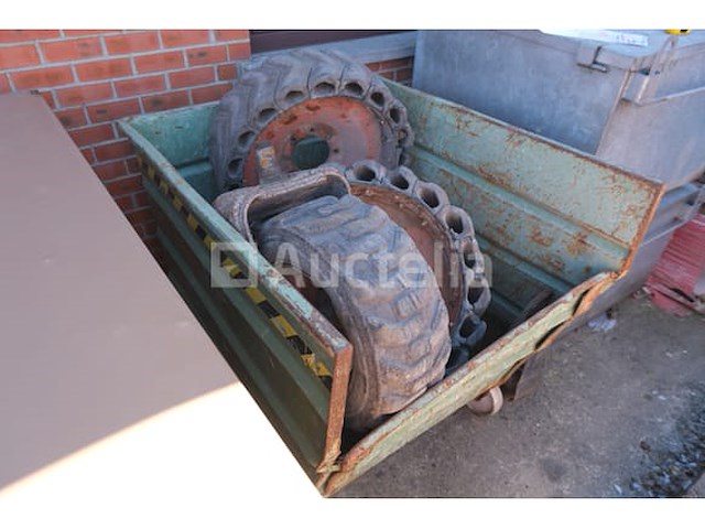 Metalen bak op wielen - afbeelding 7 van  11