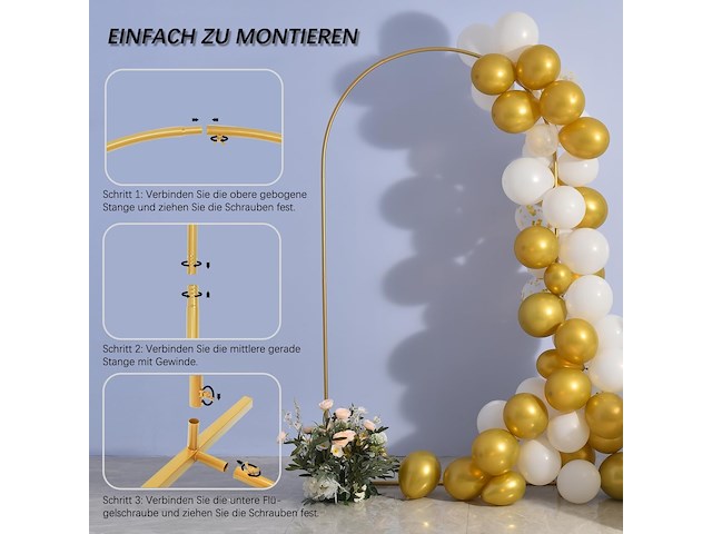 Metalen ballonnenboog - afbeelding 3 van  4