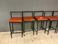 Metalen barkruk (6x) - afbeelding 2 van  3