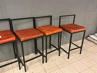 Metalen barkruk (6x) - afbeelding 3 van  3