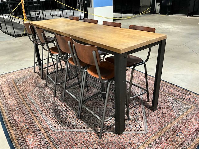 Metalen bartafel (2x) - afbeelding 1 van  7