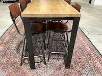 Metalen bartafel (2x) - afbeelding 3 van  7