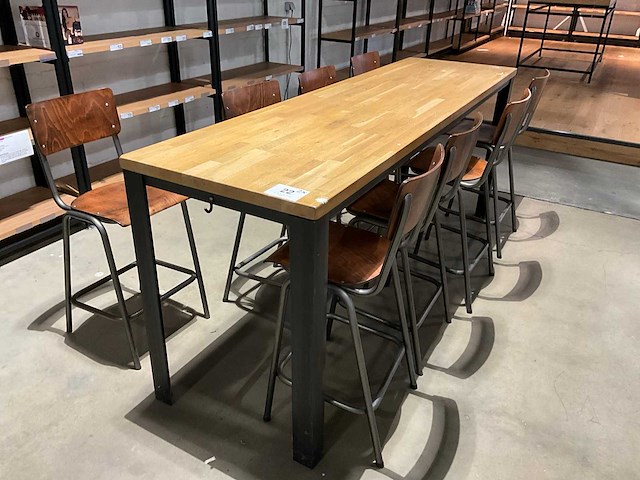 Metalen bartafel (2x) - afbeelding 6 van  7