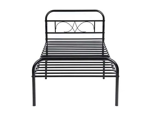 Metalen bed voor eenpersoonsbed 90 x 190 - afbeelding 2 van  5