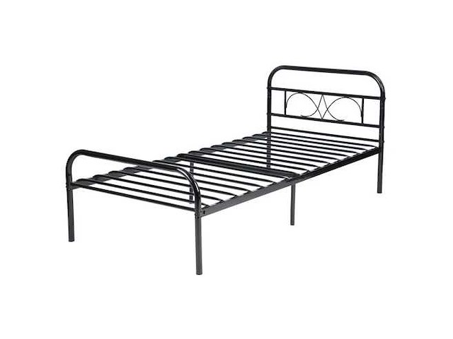 Metalen bed voor eenpersoonsbed 90 x 190 - afbeelding 3 van  5