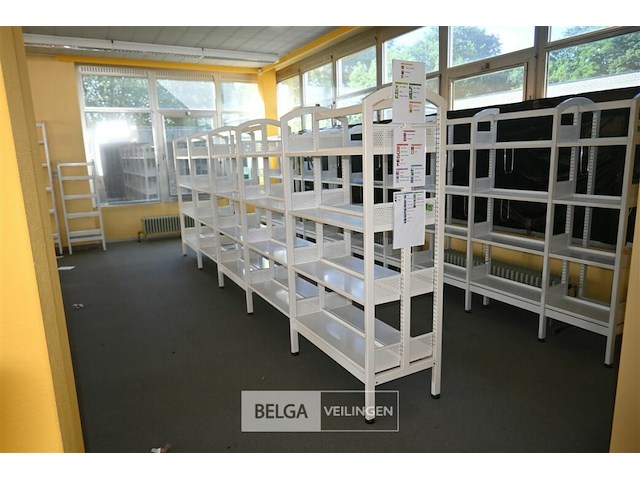 Metalen bibliotheekrek - afbeelding 1 van  5