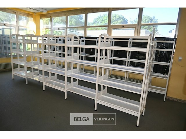 Metalen bibliotheekrek - afbeelding 2 van  5