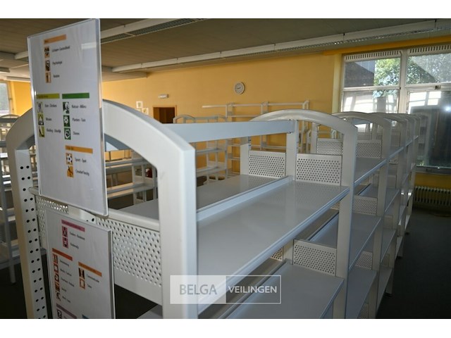 Metalen bibliotheekrek - afbeelding 3 van  5