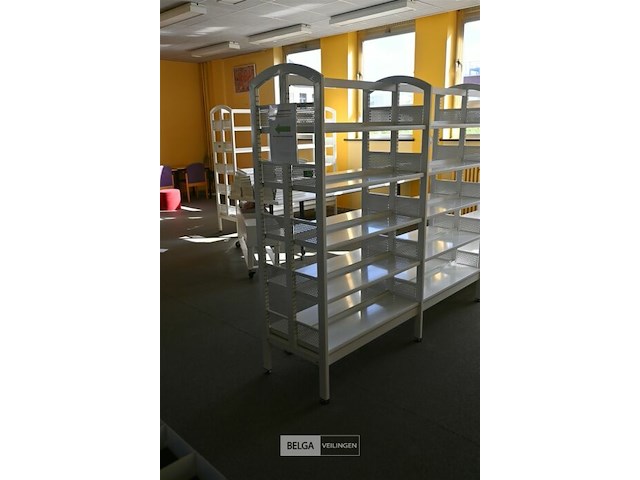 Metalen bibliotheekrek - afbeelding 5 van  5