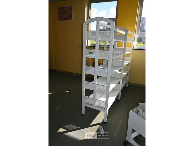Metalen bibliotheekrek - afbeelding 3 van  5