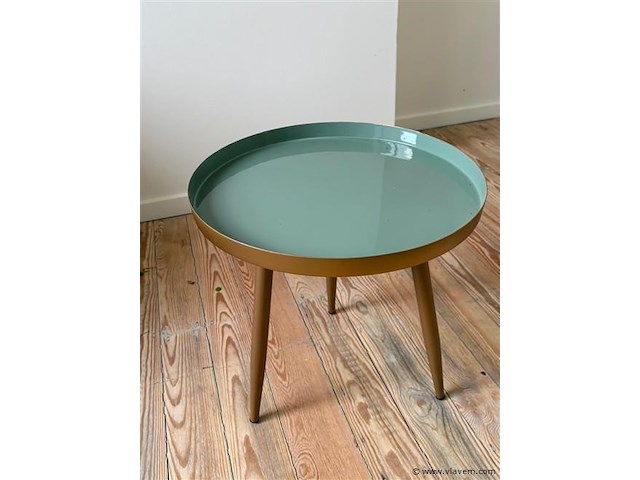 Metalen bijzettafeltje - afbeelding 1 van  1