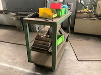 Metalen bijzettafel/werkkar (2x) - afbeelding 6 van  6