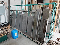 Metalen bok + arduin & marmer tablet - afbeelding 1 van  8