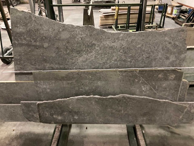 Metalen bok met marmer tandur grey - afbeelding 3 van  4