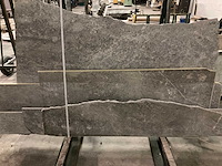 Metalen bok met marmer tandur grey - afbeelding 4 van  4