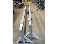 Metalen bok uitschuifbaar (2x) - afbeelding 3 van  5