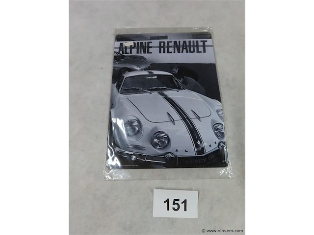 Metalen bord 1 stuk - afbeelding 1 van  2