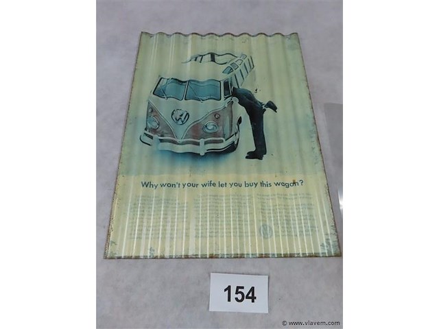 Metalen bord 1 stuk - afbeelding 1 van  2