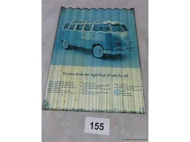 Metalen bord 1 stuk - afbeelding 1 van  2