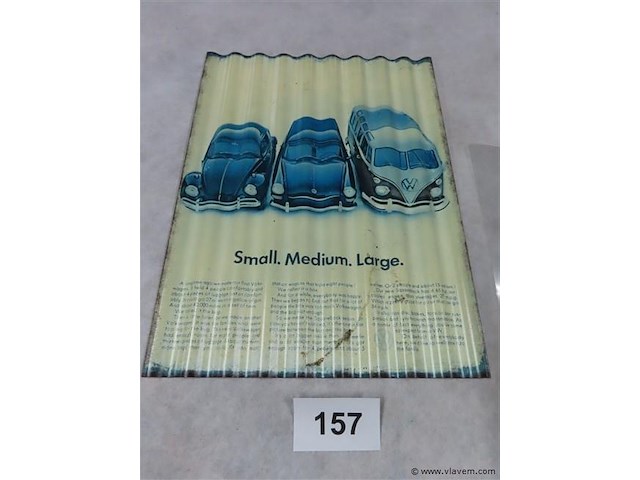 Metalen bord 1 stuk - afbeelding 1 van  2