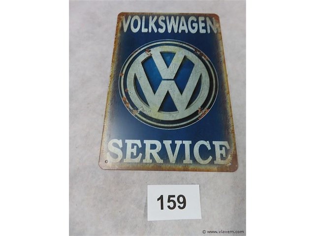 Metalen bord 1 stuk - afbeelding 1 van  2