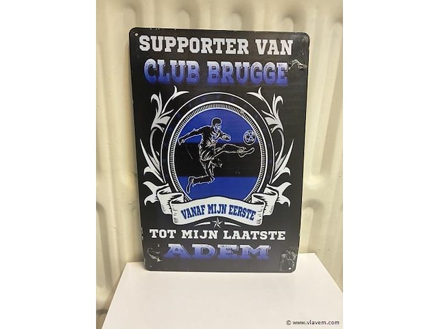 Metalen bord - afbeelding 1 van  1