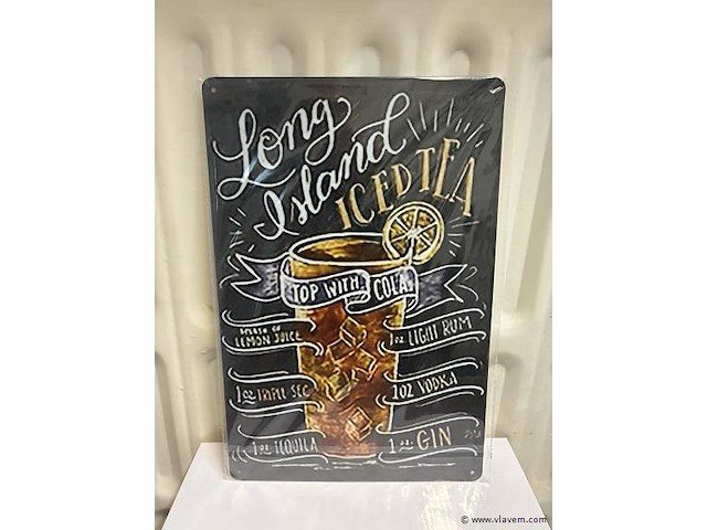 Metalen bord - afbeelding 1 van  1