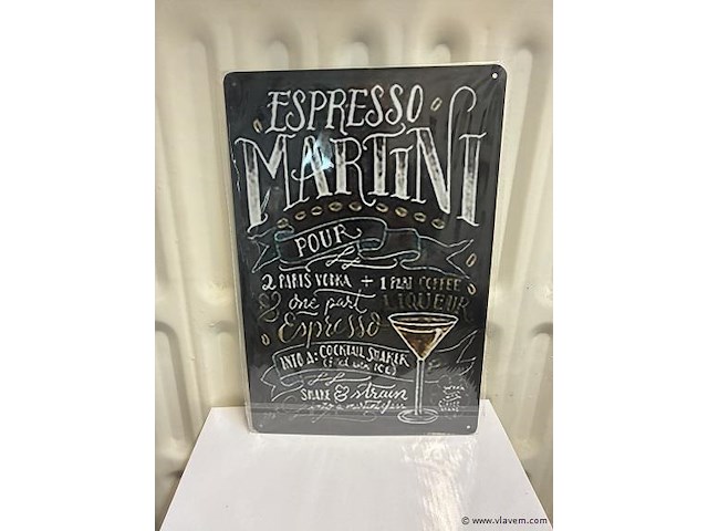 Metalen bord - afbeelding 1 van  1