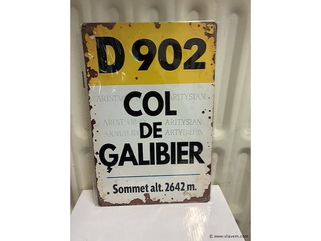 Metalen bord - afbeelding 1 van  1