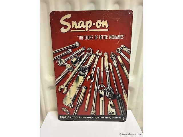 Metalen bord - afbeelding 1 van  1