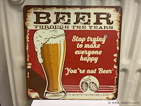 Metalen bord - afbeelding 1 van  1