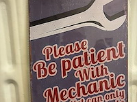 Metalen bord - afbeelding 1 van  1