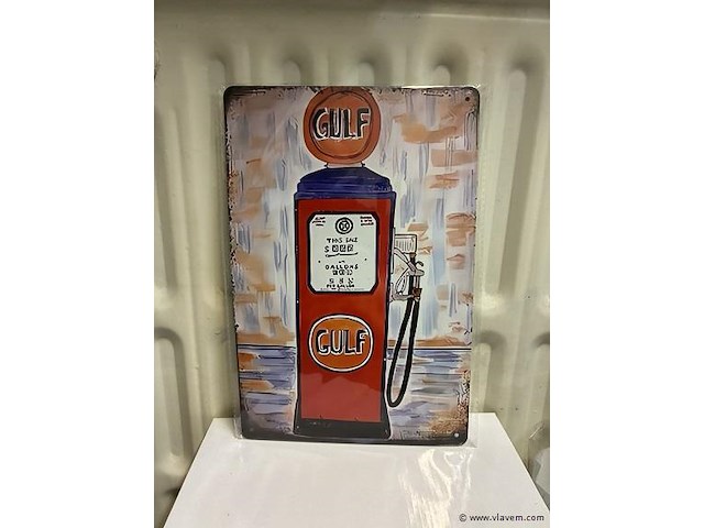 Metalen bord - afbeelding 1 van  1