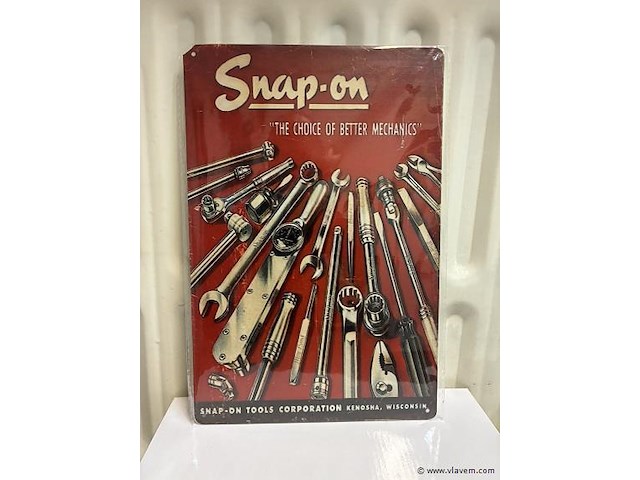 Metalen bord - afbeelding 1 van  1