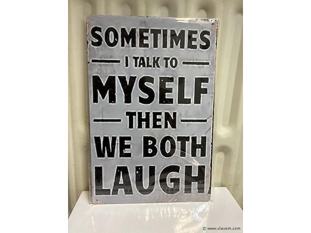 Metalen bord - afbeelding 1 van  1