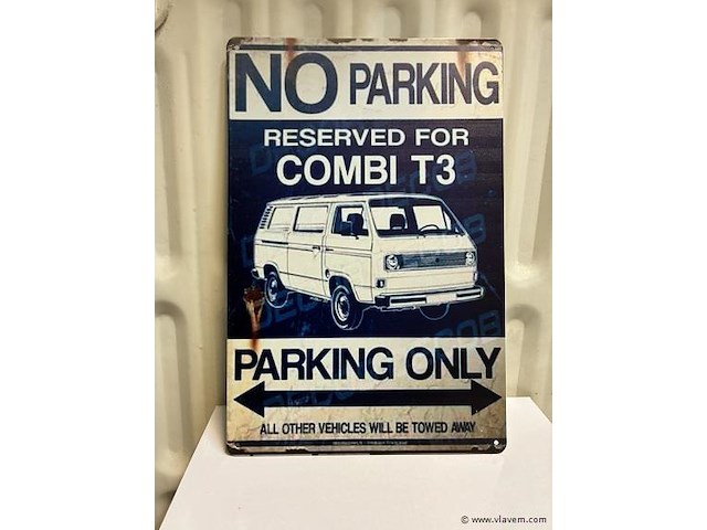 Metalen bord - afbeelding 1 van  1